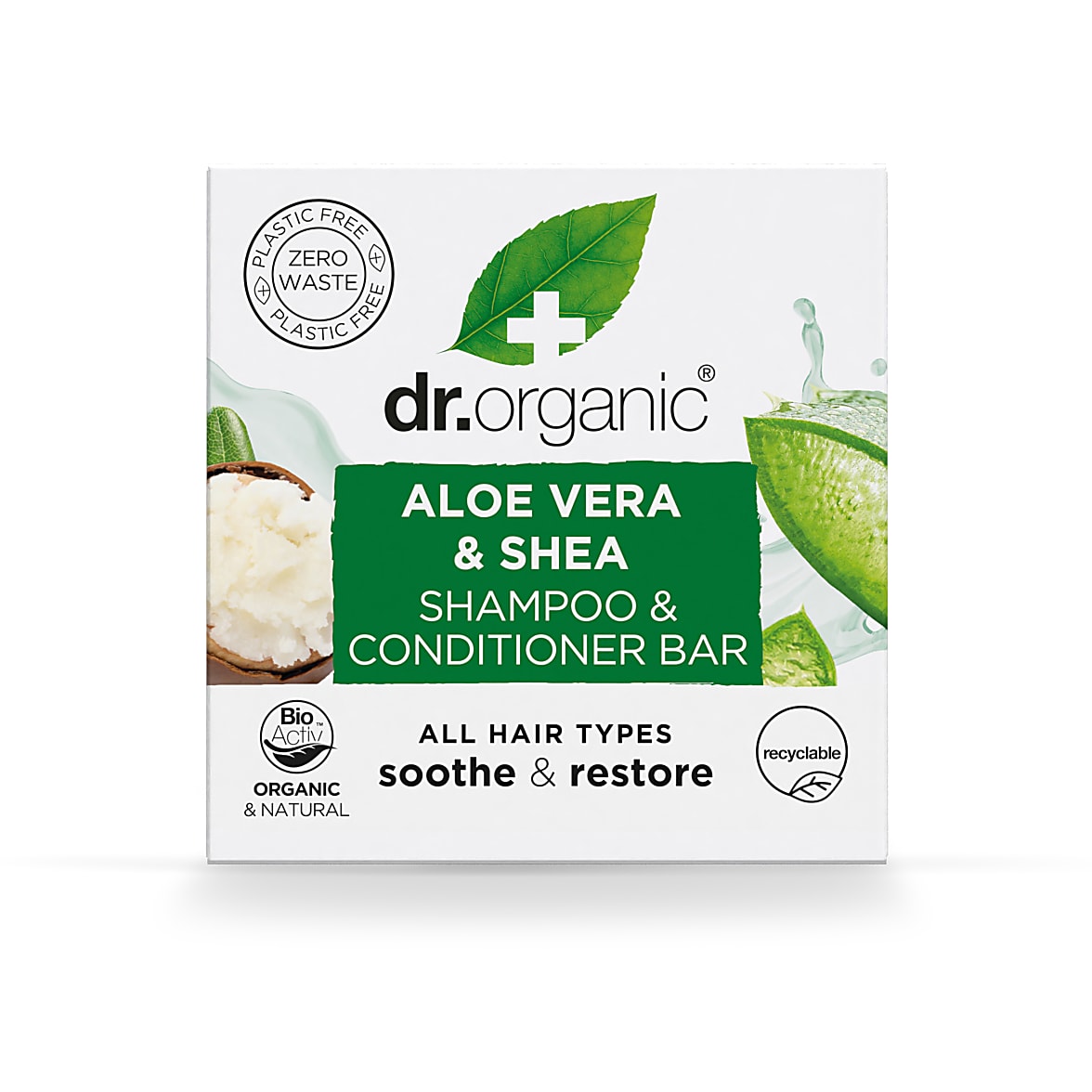 Dr. Organic Aloe Vera & Shea Shampoo & Conditioner Bar