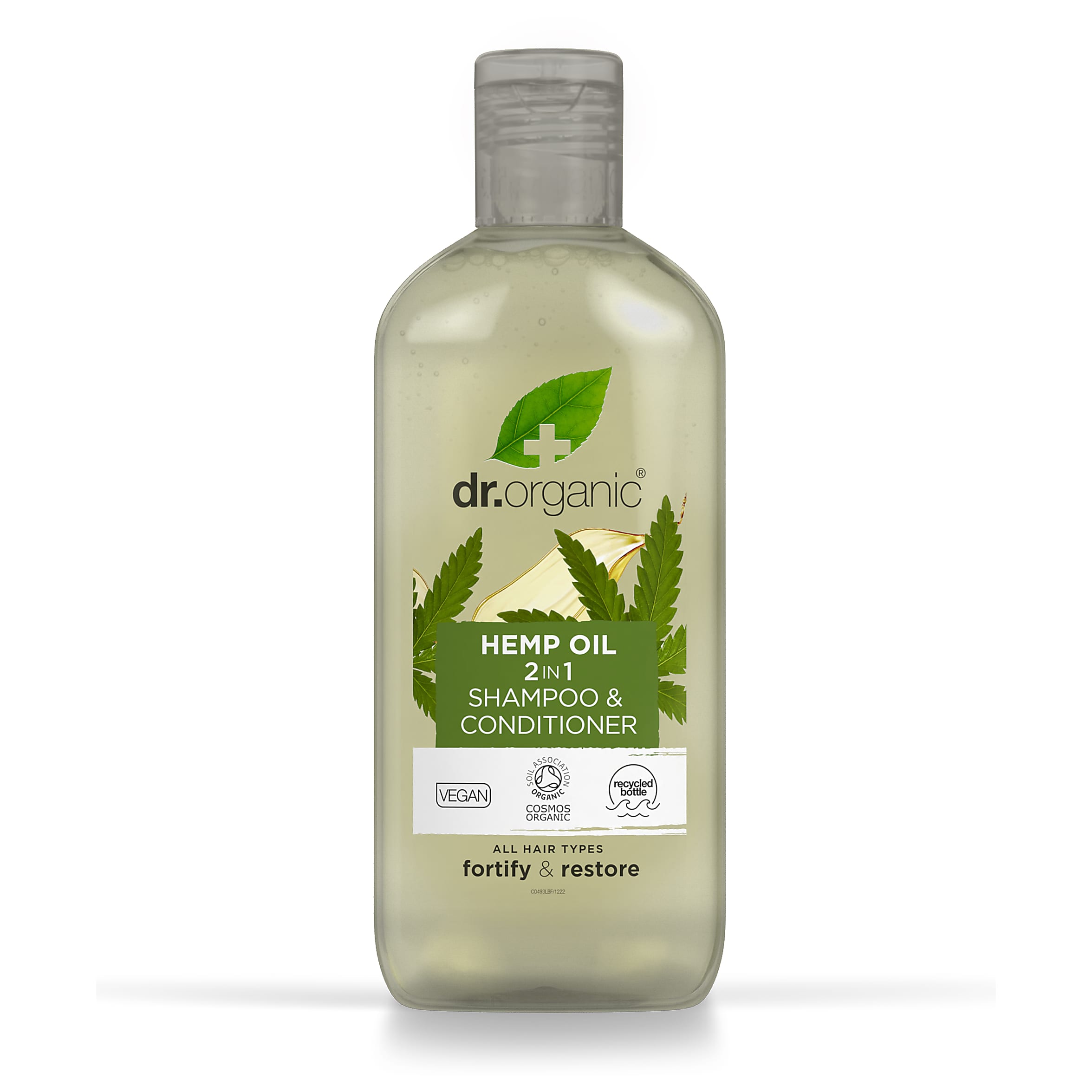 Dr. Organic Hemp Oil 2 in 1 Shampoo & Conditioner 265ml