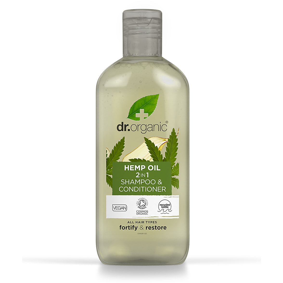 Dr Organic Hemp Oil 2 In 1 Shampoo And Conditioner 265ml 1382